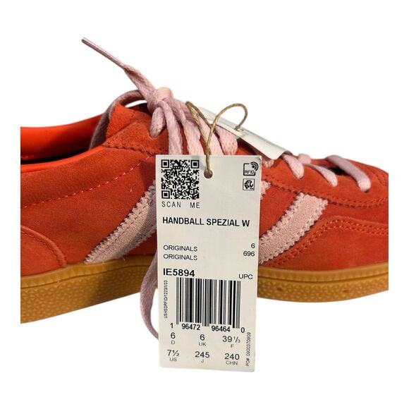 Adidas Handball Spezial Women’s 7.5 Red Pink IE5894 New w/ Defect - Picture 5 of 8